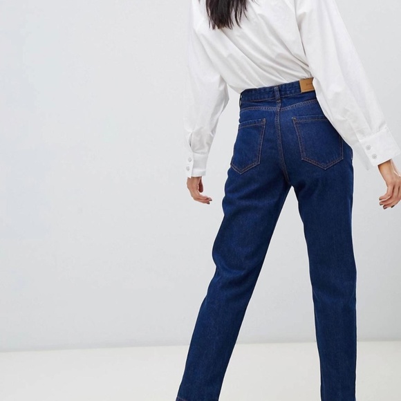 Blue Stradivarius mom fit jeans - Picture 5 of 7